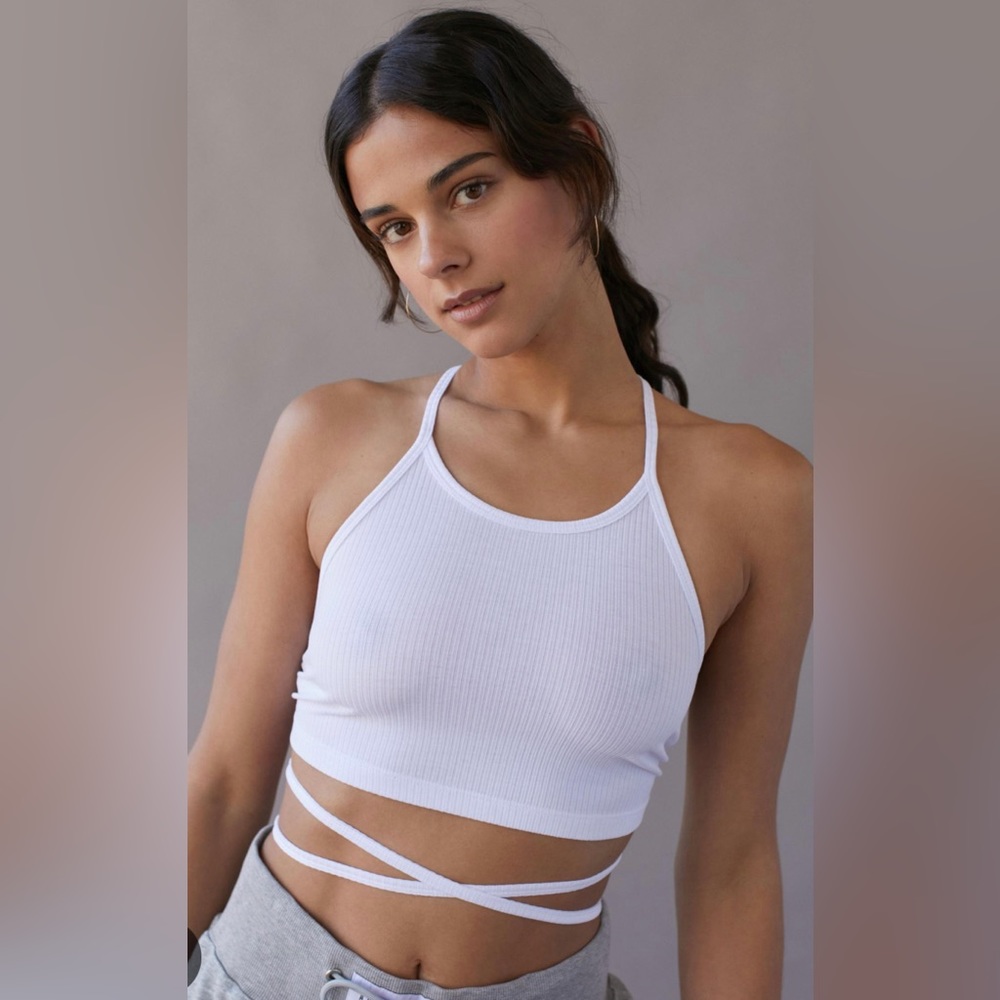 Urban outfitter Adam Selman lightweight ribbed knit top. SOLD OUT. Size small.